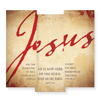 "Jesus" Banner Triptych