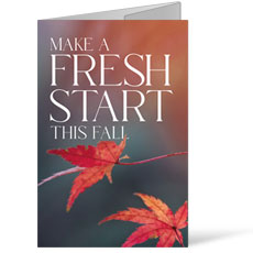 Fresh Start Red Leaves 