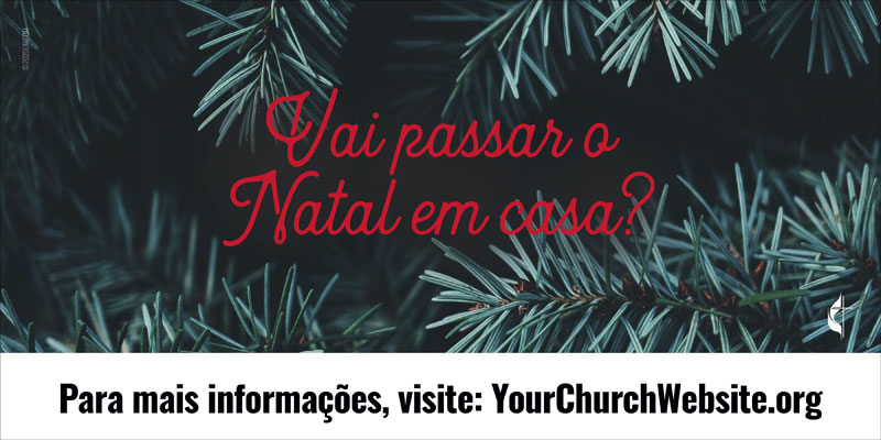 Banners, Christmas, UMC Seasons Peace Portuguese, 4' x 8'