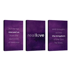 Real Love Crown Triptych 