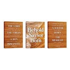 Behold A Savior Triptych 