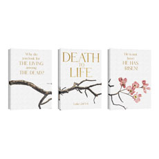 Death To Life Blossom Triptych 