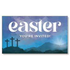 Easter Mosaic Crosses Invite 