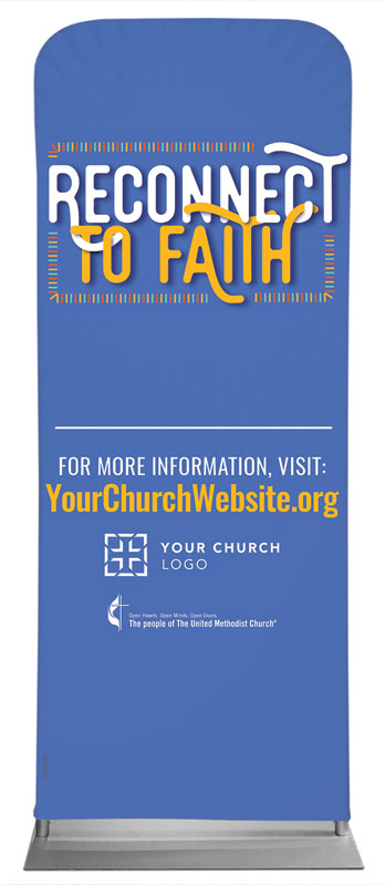 Banners, UMC Reconnect Faith, 2'7 x 6'7