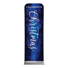 Celebrate Christmas Blue Sparkle 