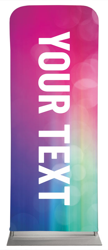 Banners, Colorful Lights Products, Colorful Lights Your Text, 2'7 x 6'7