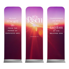 He Is Risen Light Triptych 