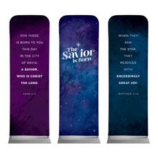 Savior Is Born Sky Triptych 