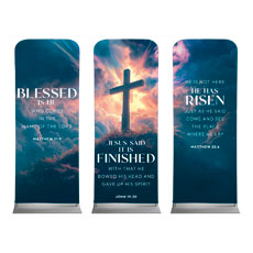 Easter He Is Risen Triptych 