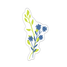 MomCo Wild Hope Wildflower Sticker 