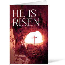 He Is Risen Tomb Cross 