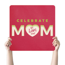 Celebrate Mom Heart 