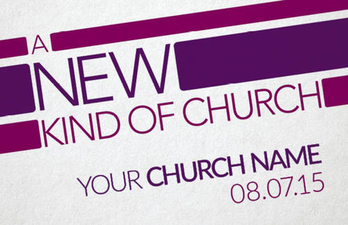 Church Postcards, A New Kind, 5.5 X 8.5