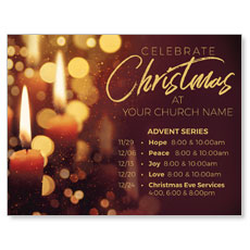 Celebrate Christmas Candles 