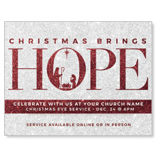 Christmas Brings Hope Sparkle 