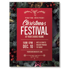 Christmas Festival Invite 