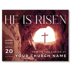 He Is Risen Tomb Cross 