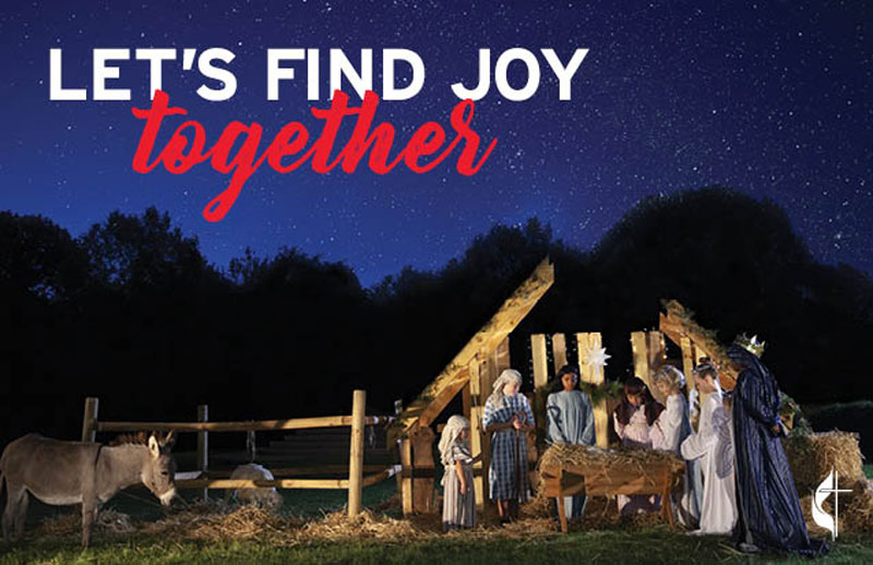 InviteCards, Christmas, UMC Joy Together, 4.25 x 2.75