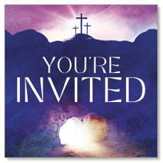 Easter Cross Tomb Invite 