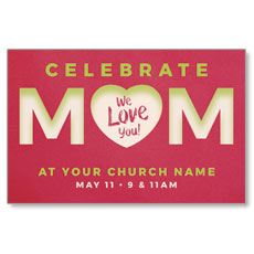 Celebrate Mom Heart 