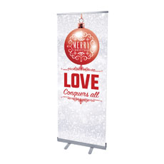 Silver Snow Love Ornament 