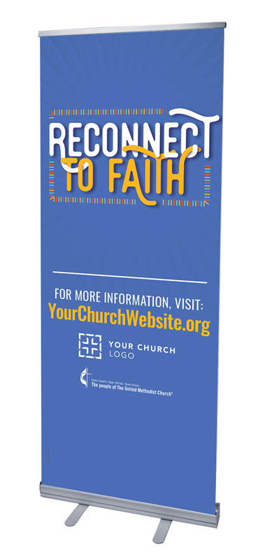 Banners, UMC Reconnect Faith, 2'7 x 6'7