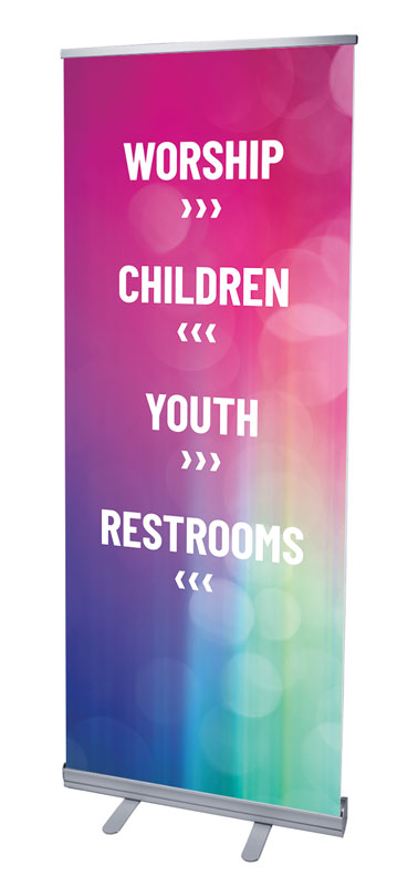 Banners, Colorful Lights Products, Colorful Lights Directional, 2'7 x 6'7