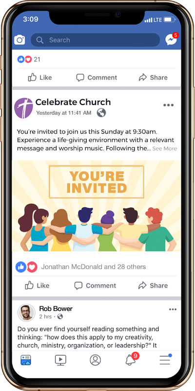 Social Ads, UMC Young Leaders You're Invited