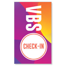 Curved Colors VBS Check-In 