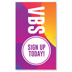 Curved Colors VBS Sign Up 