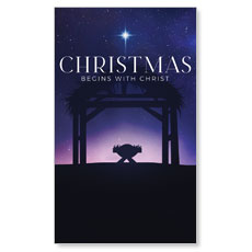 Begins With Christ Manger 