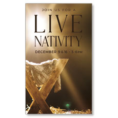 Live Nativity Manger 