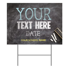 Open Chalkboard Your Text 