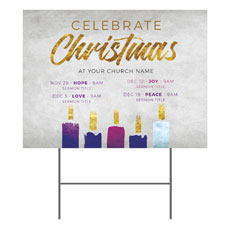Christmas Advent Candles 