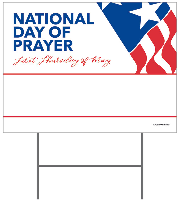 Yard Signs, National Day of Prayer, National Day of Prayer Logo, 18 x 24