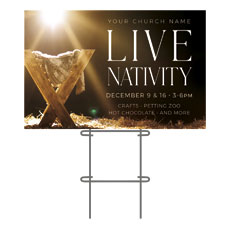 Live Nativity Manger 